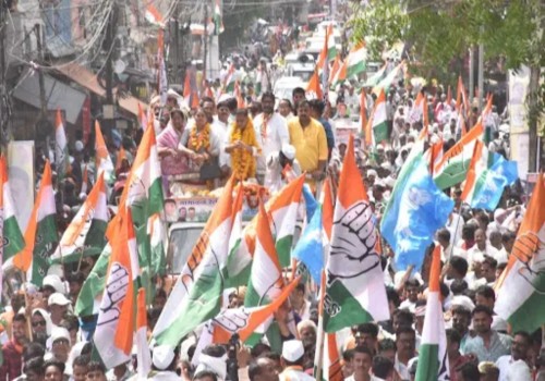 कांग्रेस प्रत्याशी की नामांकन रैली में प्रदेश कांग्रेस अध्यक्ष जीतू पटवारी हुए शामिल, नुक्कड़ सभा के दौरान साधा भाजपा पर निशाना