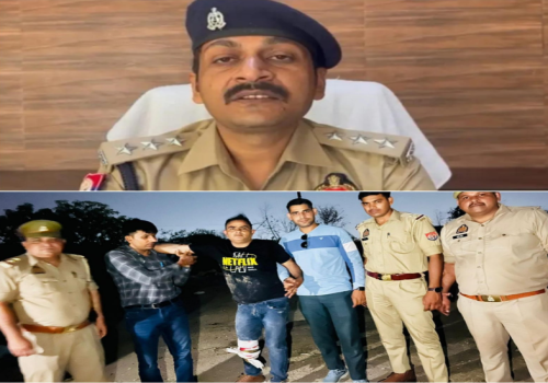 थाना लिंकरोड पुलिस टीम मुठभेड़ के दौरान एक अभियुक्त गिरफ्तार