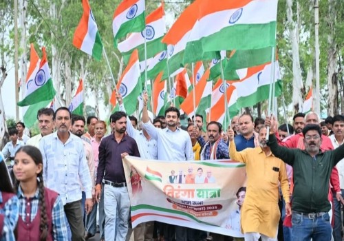 देश प्रेम और राष्ट्र भक्ति का प्रतीक है तिरंगा- अविराज सिंह