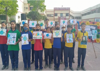 केंद्रीय विद्यालय सीतापुर में मनाया गया विश्व पृथ्वी दिवस