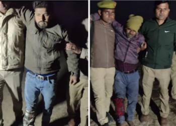बरेली में नकटिया चौकी पर बदमाशों द्वारा की गई फायरिंग में दोनों बदमाश 8 घंटे के अंदर एनकाउंटर के बाद पुलिस ने किया गिरफ्तार 
