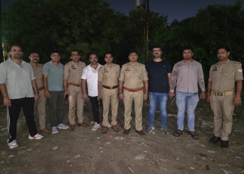 थाना सेक्टर 49 की पुलिस और बदमाशों की मुठभेड