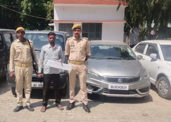 थाना हयातनगर पुलिस को मिली बड़ी कामयाबी वाहन चोर गिरोह का एक सदस्य किया गिरफ्तार