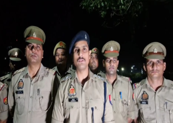 पुलिस मुठभेड़ के दौरान दो लुटेरे गिरफ्तार